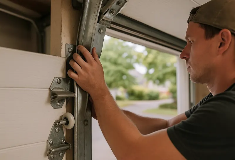 Off Track Door Repair in Key Largo